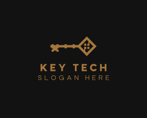 Apartment Home Key logo design