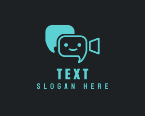 Video Chat Bot logo design