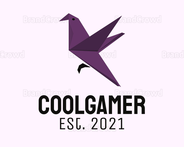 Purple Dove Origami Logo