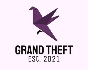 Purple - Purple Dove Origami logo design