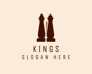 Chess Piece Sword logo design