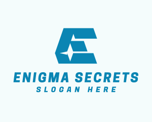 Modern Logistics Letter E logo design