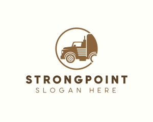 Distribution - Truck Logistics Forwarding logo design