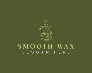 Wax Candle Light logo design