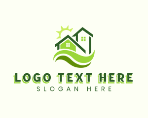 Real Estate Landscaping logo design