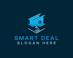Deal - Handshake House Real Estate logo design