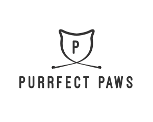 Professional Shield Feline logo design
