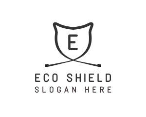 Professional Shield Feline logo design