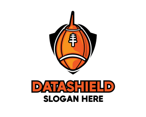 American Football Shield logo design