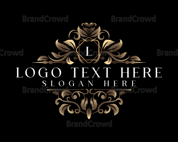 Elegant Ornamental Floral Logo