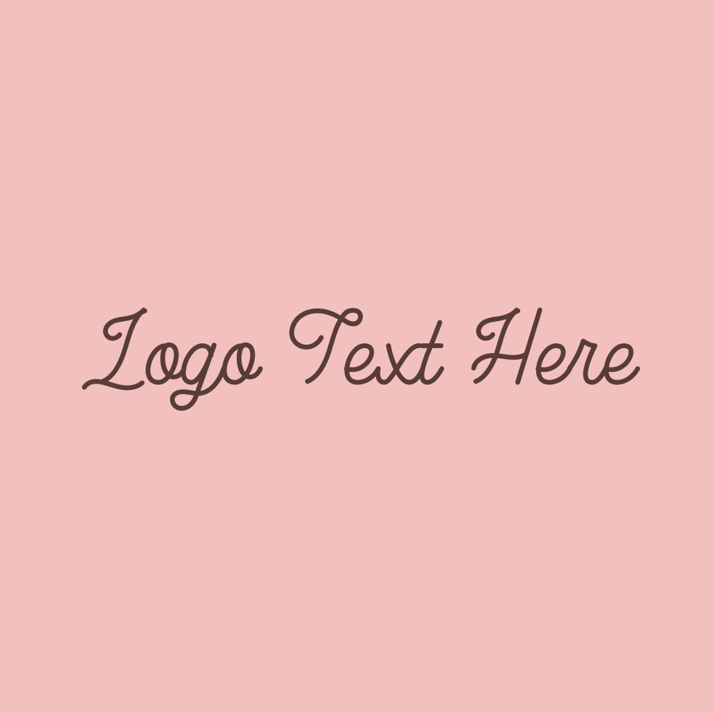 Cursive Minimalist Business Logo | BrandCrowd Logo Maker