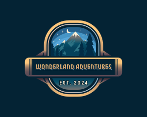 Outdoor Mountain Trekking logo design