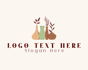 Boho - Boho Clay Ceramics Vase logo design