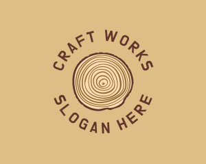 Nature Craft Wood logo design