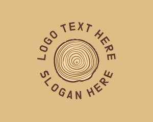 Log - Nature Craft Wood logo design