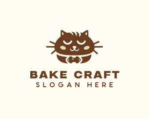 Brown Cat Bread logo design