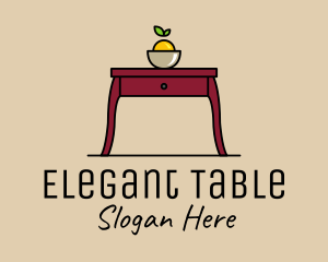 Table - Table Dresser Furniture logo design