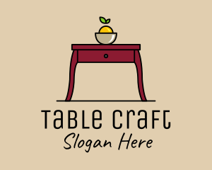 Table - Table Dresser Furniture logo design