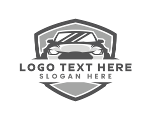Motor Parts - Car Detailing Badge logo design