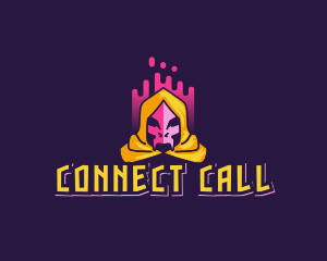 Skeleton Evil Wizard logo design