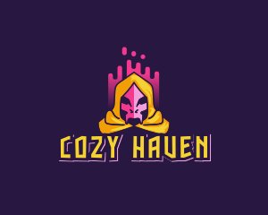 Skeleton Evil Wizard logo design