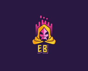 Game Streaming - Skeleton Evil Wizard logo design