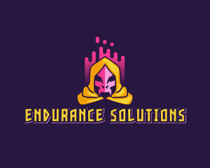 Skeleton Evil Wizard logo design