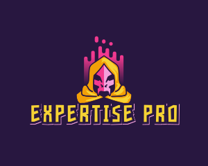 Skeleton Evil Wizard logo design