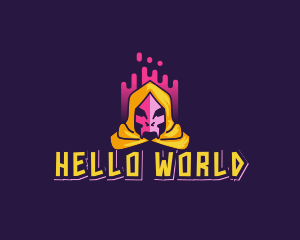 Skeleton Evil Wizard logo design