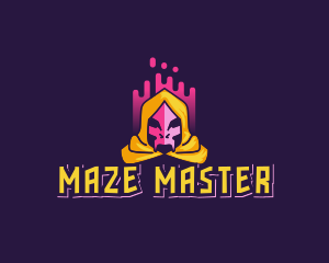 Skeleton Evil Wizard logo design