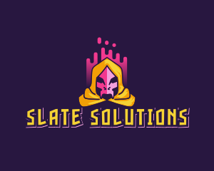 Skeleton Evil Wizard logo design