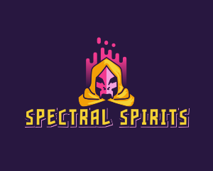 Skeleton Evil Wizard logo design