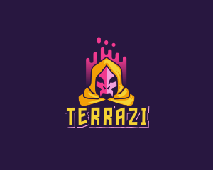 Skeleton Evil Wizard logo design