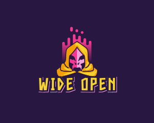 Skeleton Evil Wizard logo design