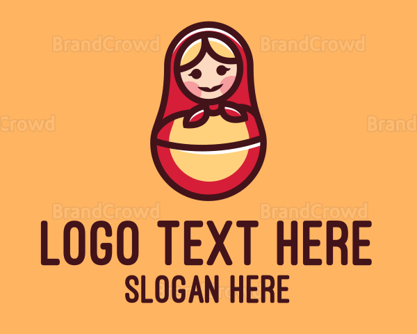 Russian Matryoshka Doll Logo