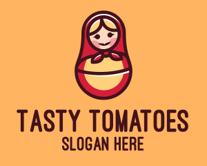 Russian Matryoshka Doll logo design