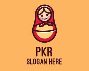 Russian Matryoshka Doll logo design