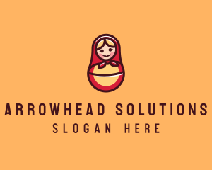 Russian Matryoshka Doll logo design