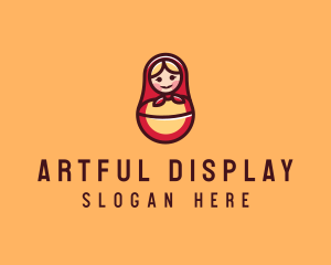 Russian Matryoshka Doll logo design