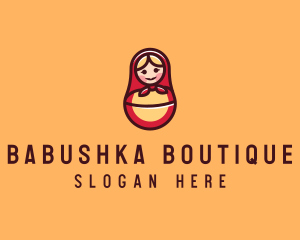 Russian Matryoshka Doll logo design