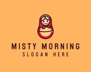 Russian Matryoshka Doll logo design