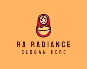 Russian Matryoshka Doll logo design