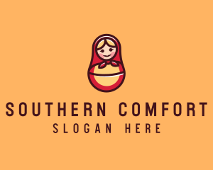 Russian Matryoshka Doll logo design