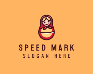 Russian Matryoshka Doll logo design