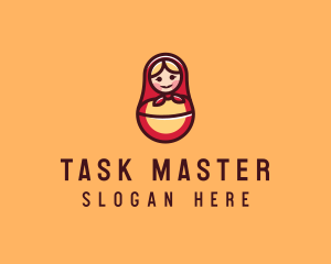 Russian Matryoshka Doll logo design