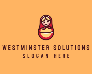 Russian Matryoshka Doll logo design