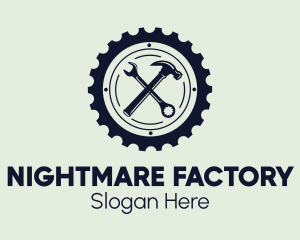 Gear Machinery Tools  logo design