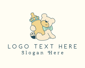 Baby Bottle Bear Logo