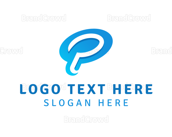 Startup Business Letter P Logo