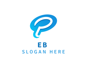 Startup Business Letter P Logo